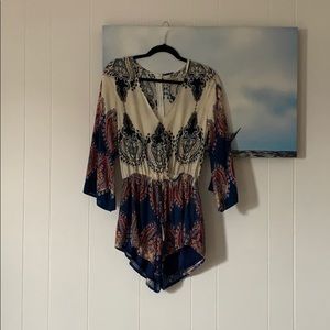 REVERSE Bohemian Romper